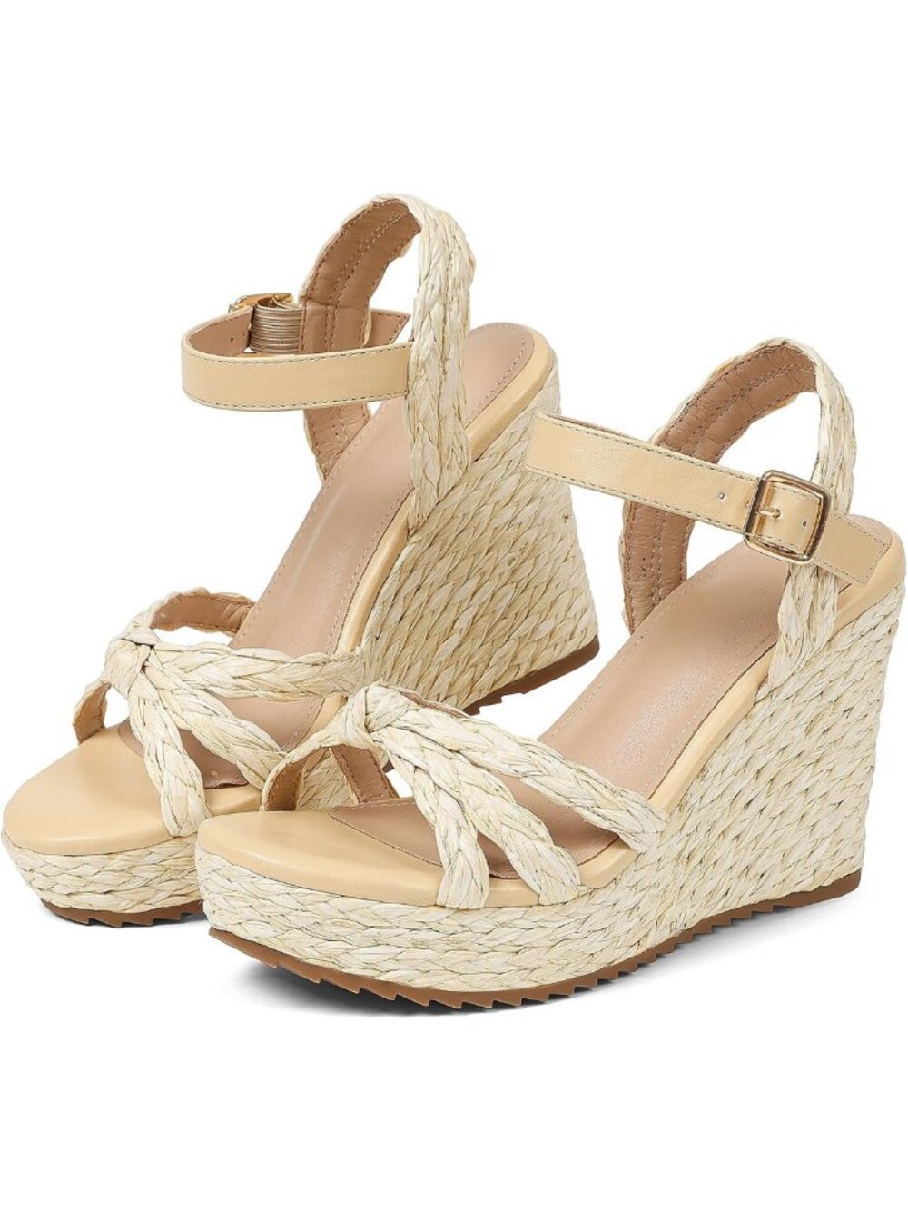 Comfortable Dressy Platform Espadrille Wedge Sandals for Women - Stylish